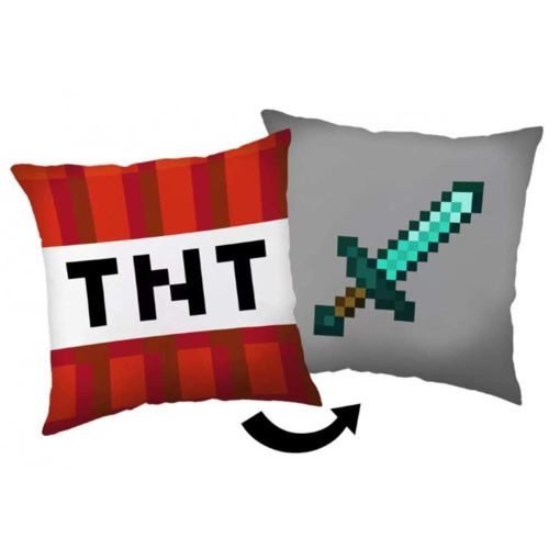 Picture of MINECRAFT TNT SWORD CUSHION 40X40CM